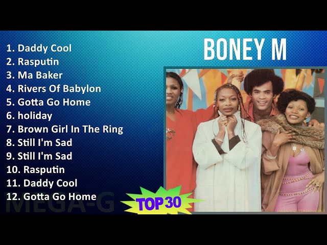 Boney M 2024 MIX Best Songs - Daddy Cool, Rasputin, Ma Baker, Rivers Of Babylon