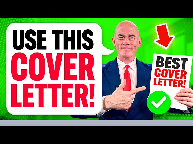 COVER LETTERS EXAMPLES for JOB INTERVIEWS! (How to WRITE a COVER LETTER!)