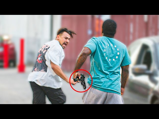 Aggressively Taking Pictures of GANGSTERS in the Hood GONE WRONG! (MUST WATCH)