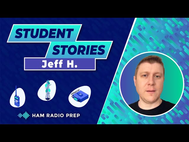 Jeff studied with Ham Radio Prep for less than seven hours to pass