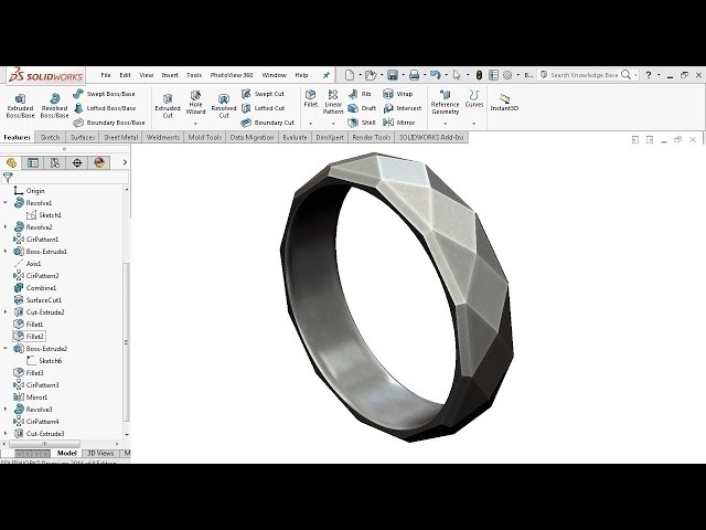 Ring - SolidWorks Tutorial