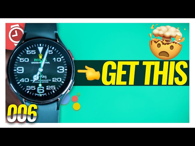 DOWNLOAD NOW! How To Install FREE ROLEX Watch Faces On Galaxy Watch 4 | CKid TV