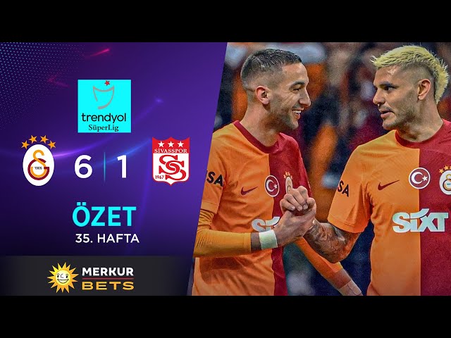 Merkur-Sports | Galatasaray (6-1) Sivasspor - Highlights/Özet | Trendyol Süper Lig - 2023/24