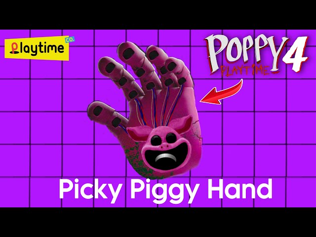 Poppy Playtime Chapter 4: New Picky Piggy Hand VHS Tape