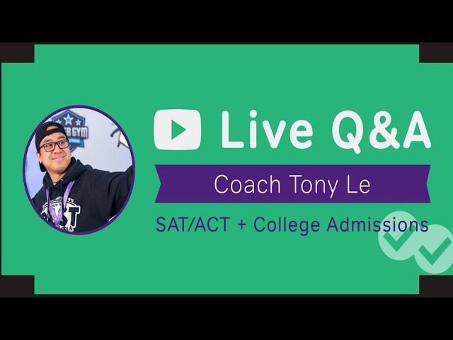 College Questions with Coach Tony