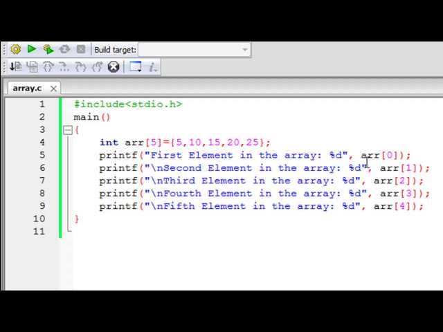 C Programming Tutorial - 51: Introduction to Arrays