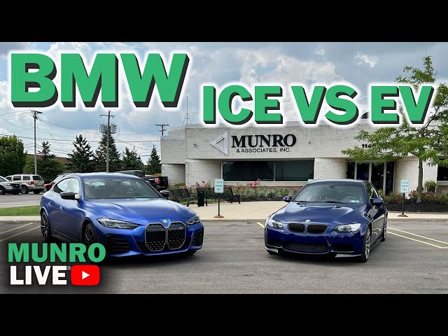 BMW: ICE vs EV | 2022 BMW i4 M50 vs 2010 BMW M3
