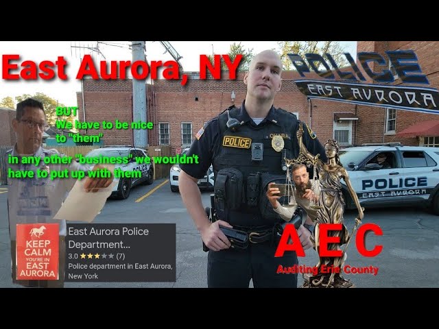 East Aurora, NY 1st Amendment Audit, What the police have to say behind our back!