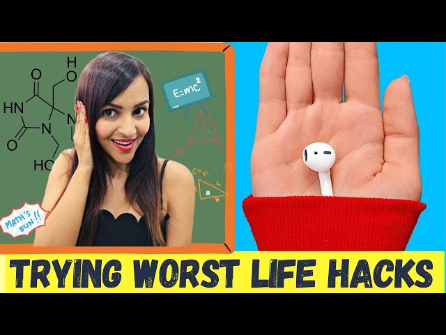 Trying VIRAL Life Hacks by 123GO 😂