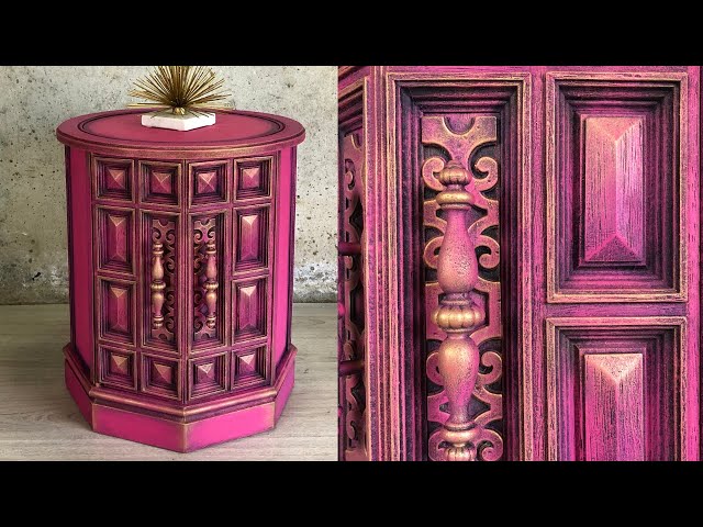 Hot Pink Furniture Makeover / Dixie Belle Chalk Paint