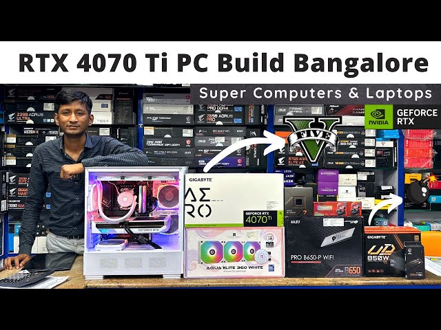 Rs 2 Lakh ALL WHITE Gaming & Editing PC Build with Monitor | RTX 4070 Ti