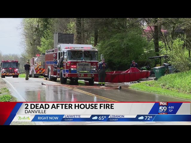 2 found dead after Thursday morning house fire in Danville