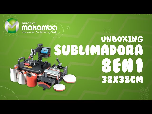 Unboxing y Armado de Sublimadora 8en1
