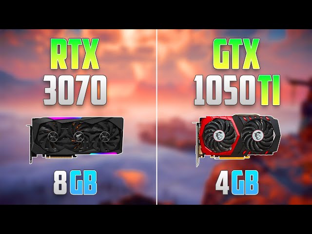 RTX 3070 vs GTX 1050 TI - How BIG is the Difference?