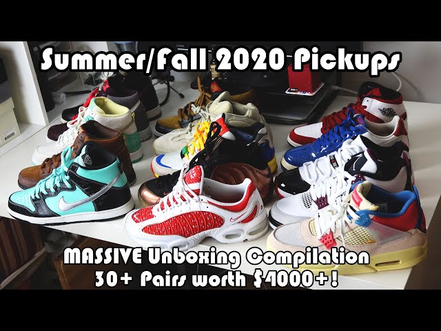 $4000+ Worth of Sneaker Pickups! A Compilation of Unboxings | Summer/Fall 2020 Pickups