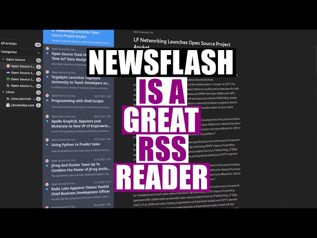 Read Your RSS Feeds With NewsFlash