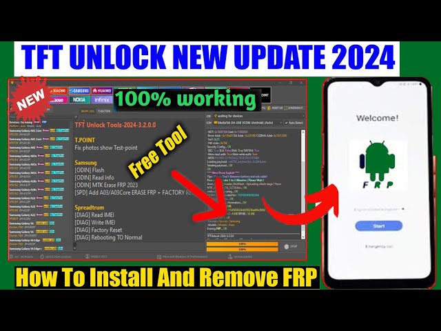 Tft unlock tool update problem fixed | tft unlocker tool free 2024 | best tool for frp unlock