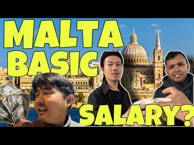 HOW MUCH IS BASIC SALARY IN MALTA IN EURO ???  LETS DISCUSS #malta