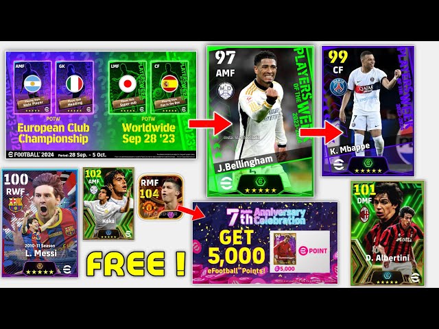 What Is Coming On Thursday And Monday In eFootball 2024 Mobile | New Campaign Rewards, Free Coins