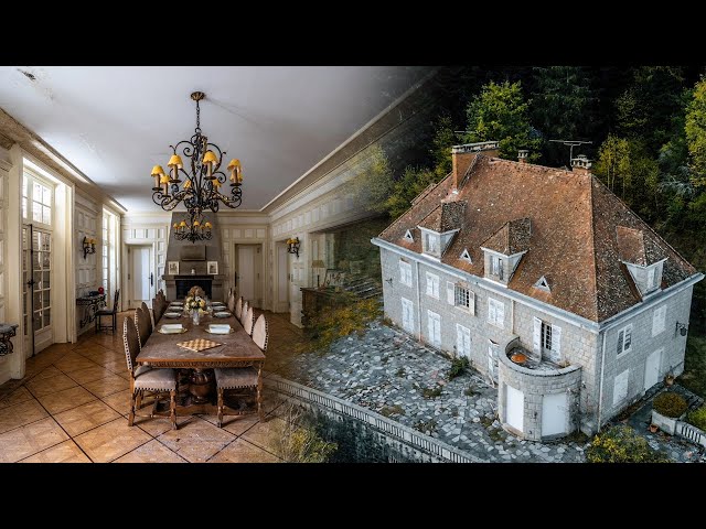 Abandoned Hill-Top Millionaire's Mansion in France - A Failed Dream!