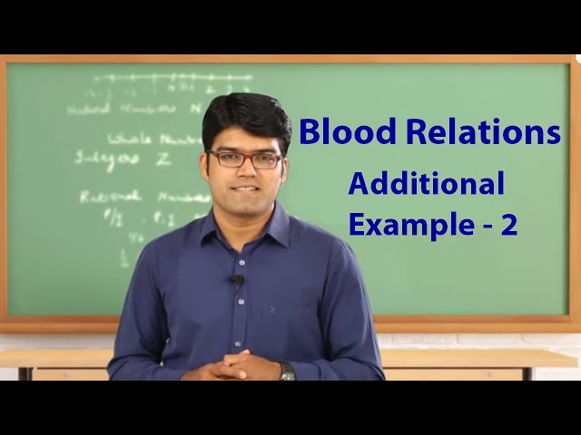 Blood Relations | Additional Example - 2 | Reasoning Ability | TalentSprint Aptitude Prep