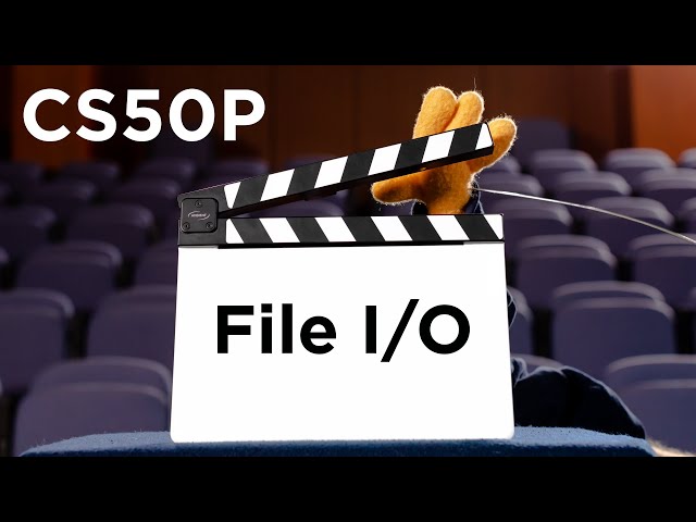 CS50P - Lecture 6 - File I/O