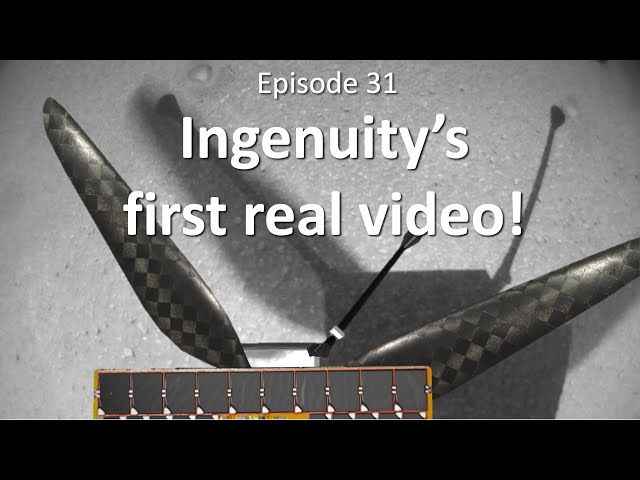 First high frame rate video from Ingenuity helicopter