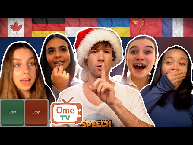 🎅 GERMAN polyglot TROLLING and SHOCKING natives on Omegle, XMAS special 🎄