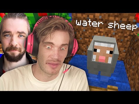 We found a Water Sheep in Minecraft! Minecraft w/ Jacksepticeye - Part 2