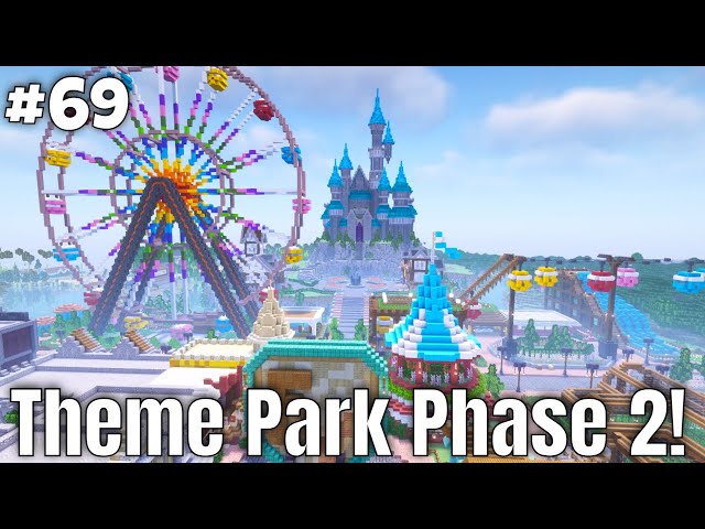 This Theme Park is Awesome! | Minecraft Survival [ep. 69]