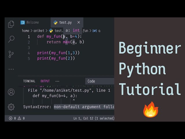Python Tutorial for Beginners - From Zero to Hero