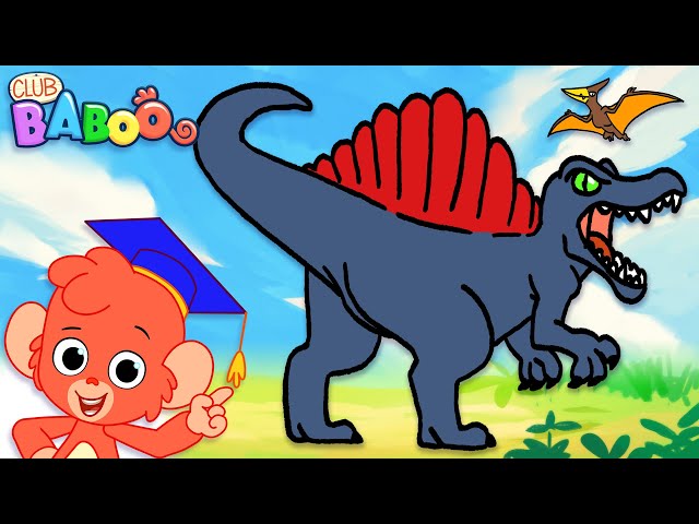 Club Baboo Dinosaur ABC | Learn the Dinosaur Alphabet with Club Baboo | Ankylosaurus, T-Rex