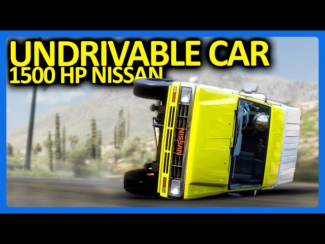 Forza Horizon 5 : This Car Is UNDRIVABLE!! (FH5 Nissan Safari)