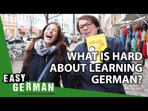 What Germans think is hard about learning German | Easy German 287