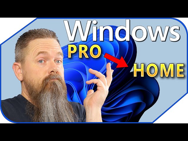 Downgrade Windows Pro to Home.