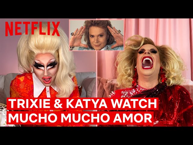Drag Queens Trixie Mattel & Katya React to Mucho Mucho Amor | I Like to Watch | Netflix