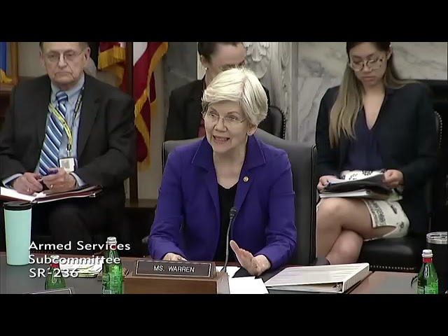 At Hearing, Warren Calls for Addressing Drug Shortages to Guarantee Quality Care for Service Members