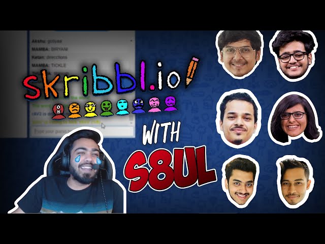 10 min of best funny highlights with S8UL and skribbl.io | 8bit MAMBA