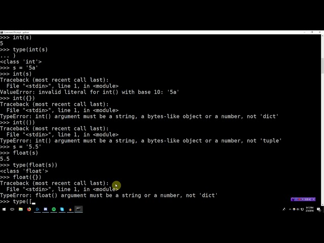 Learning Python 004: Type Constructors (Casting) and Booleans