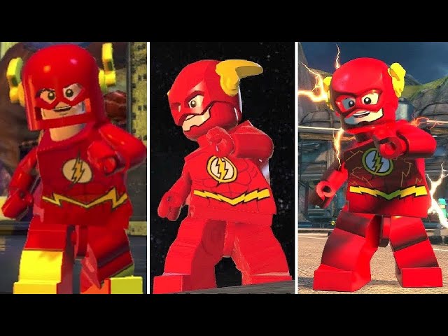 Evolution of the Flash in LEGO DC Videogames