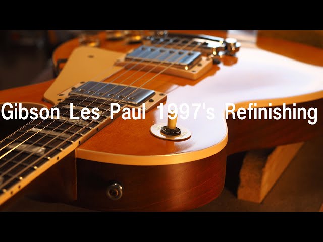 Gibson Les Paul 1997's Refinishing  Shellac and oil-finish Restoration