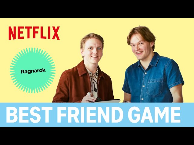 The Best Friend Game with Ragnarok's David Stakston and Jonas Strand Gravli | Netflix