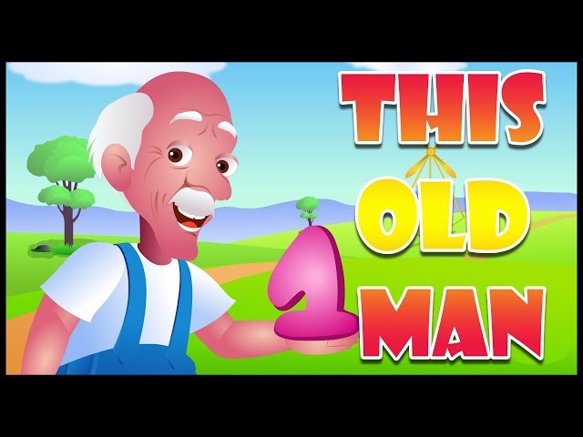 This Old Man He Played One | Numbers Song | Nursery Rhymes & Poems For Kids