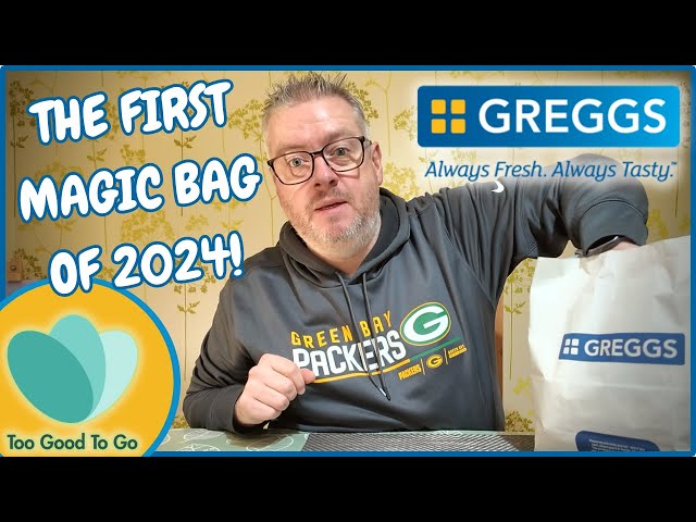 My first GREGG'S Too Good To Go Bag of 2024 - Saving Food Waste while saving MONEY!