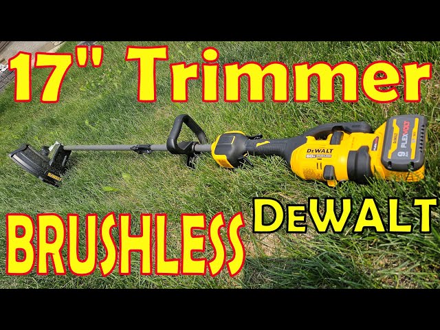 DEWALT 17 Inch Trimmer 60V Brushless