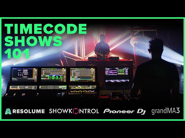 Sync Resolume, GrandMA, and CDJs with Showkontrol | Timecode Visuals Tutorial