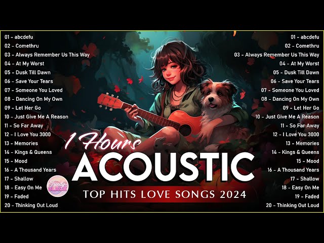 Beautiful Cover Acoustic Love Songs Cover Playlist 2024 ❤️ Soft Acoustic Cover Of Popular Love Songs