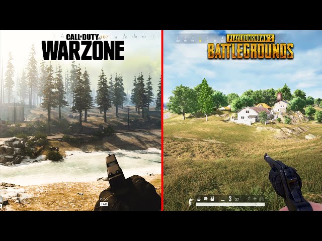 Call of Duty: Warzone Vs PUBG - Attention to Detail, Graphics & Gameplay Comparison