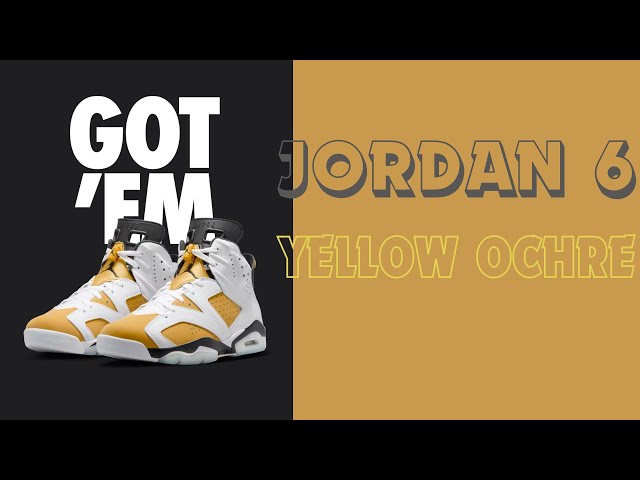 Nike Air Jordan 6 Retro Yellow Ochre