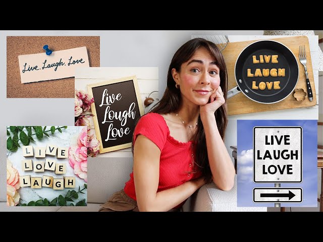 How Live Laugh Love Became The Most Meme’d Home Decor | Iconic Objects With @Caroline_Winkler